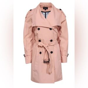 Mackage - Light Pink Double Breasted Button Trench